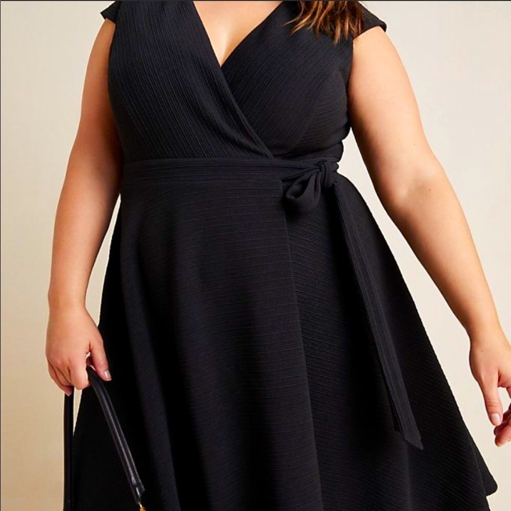 Anthropologie Hutch plus Ronnie wrap dress 2X
